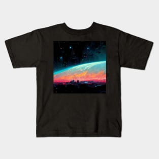 Planet Glow - Space Exploration Kids T-Shirt